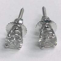 Boucles d'oreilles diamant rond 1 carat - HarryChadEnt.FR