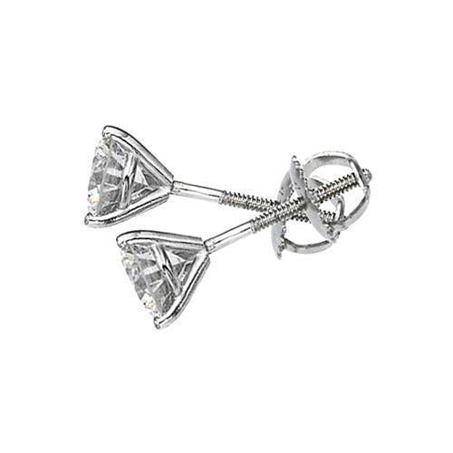 Boucles d'oreilles diamant style martini diamants 4.20 carats F Vs1 - HarryChadEnt.FR