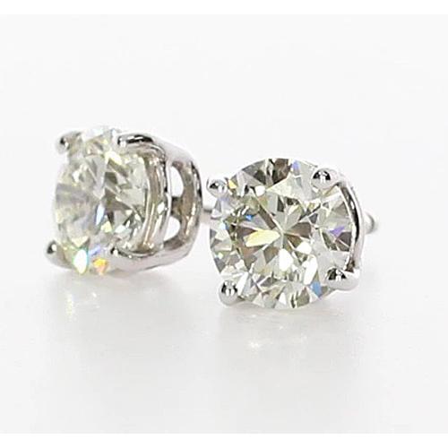 Boucles d'oreilles en diamants 1.50 carats - HarryChadEnt.FR