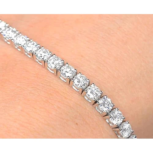 Bracelet Tennis Diamant 12 Carats