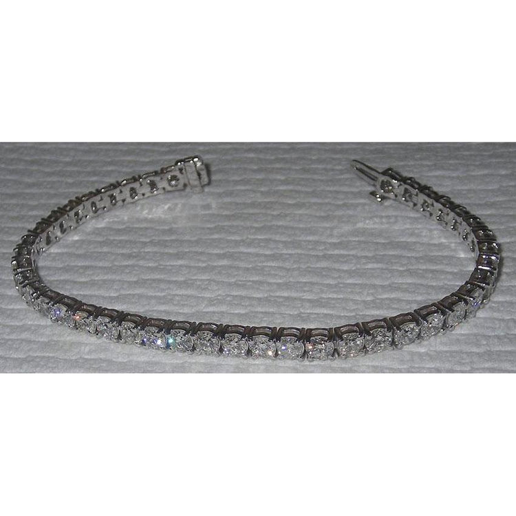 10.50 ct. Bracelet tennis diamants Bijoux femme étincelants - HarryChadEnt.FR