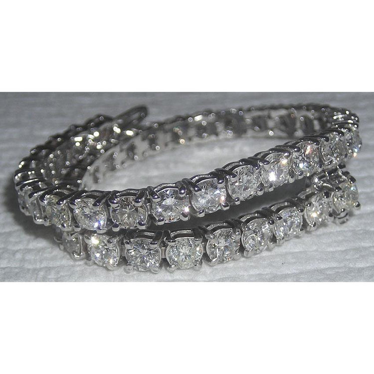 10.50 ct. Bracelet tennis diamants Bijoux femme étincelants - HarryChadEnt.FR