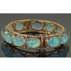 Bracelet diamant opale serti de griffes Bracelet 89 carats femme