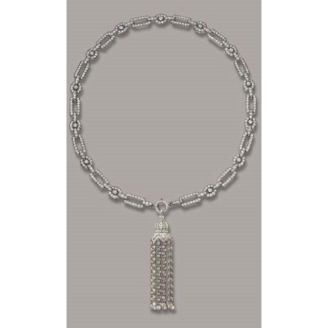 Bracelet pour femme avec diamants ronds de 2.25 cts en or blanc 19 carats - HarryChadEnt.FR