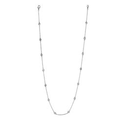 Diamant Rond 7 Pointeur 14 Section 18 Diamant Collier 1.25 Carat WG 14K