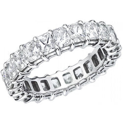Diamant Taille Princesse Eternity 4.40 Carts Band Or 14K