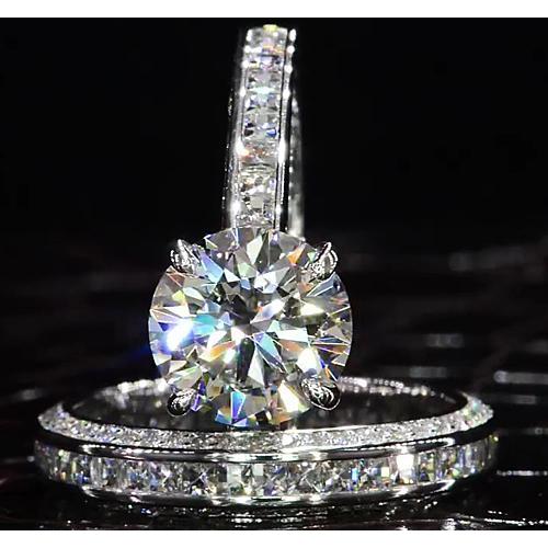 Ensemble de bagues de fiançailles diamant 6 carats bijoux dames neuf - HarryChadEnt.FR