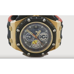 Or rose cadran noir Gents Ap Watch Royal Oak Offshore Grand Prix