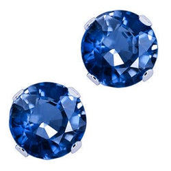 Puces Saphir Bleu 2.30 Carats Ceylan