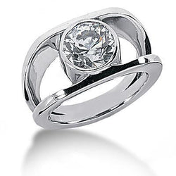 Superbe bague en diamant solitaire avec bijoux d'anniversaire 1 carat