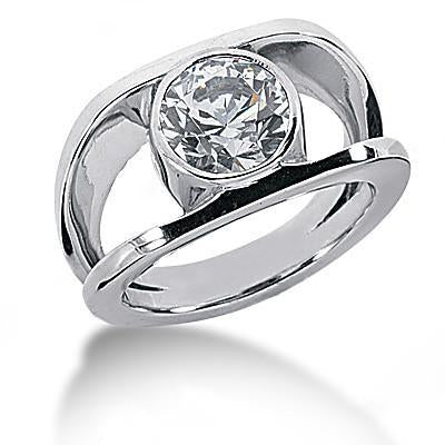 Superbe bague en diamant solitaire avec bijoux d'anniversaire 1 carat - HarryChadEnt.FR